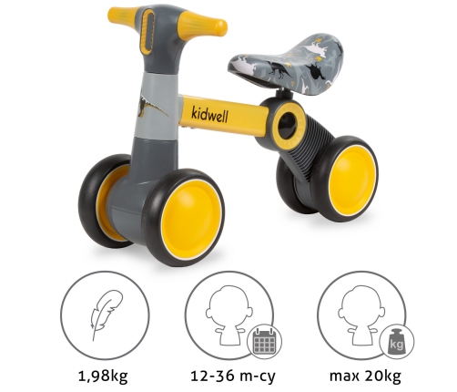 Беговел на трех колесах Kidwell PETITO Dino