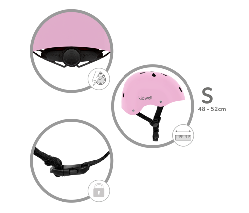 Детский шлем Kidwell ORIX II Pink S