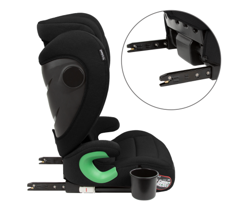 Kidwell Weston Black Bērnu autosēdeklis 15-36 kg