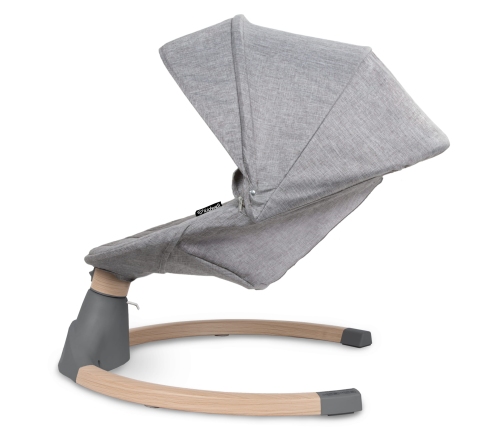 Šūpuļkrēsliņš Kidwell LUXI Dark Melange/Wooden