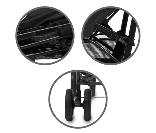 Kidwell QUGAR BLACK Прогулочная коляска