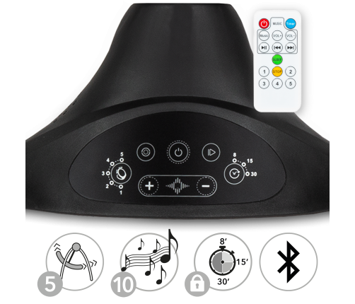 Кресло-качалка Kidwell LUXI Dark Melange/Black