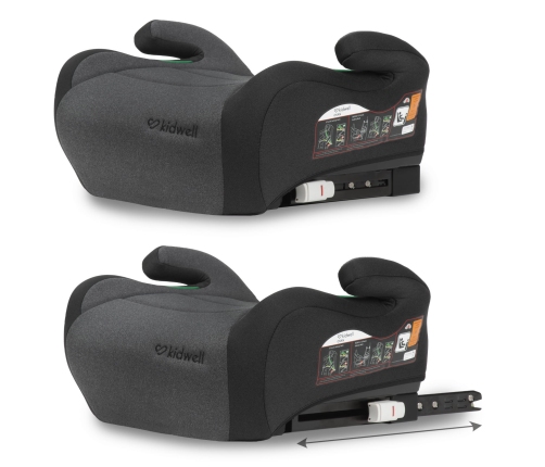 Kidwell OVAN Black-Gray Bērnu autosēdeklis 15-36 kg