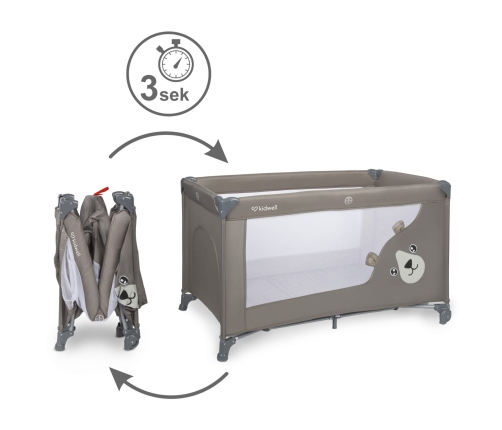Детская дорожная кроватка Kidwell BLISSY DUO Beige