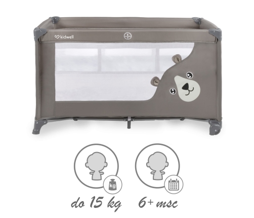 Детская дорожная кроватка Kidwell BLISSY DUO Beige