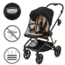 Kidwell VELMONT Black/Beige Bērnu ratiņi 2in1