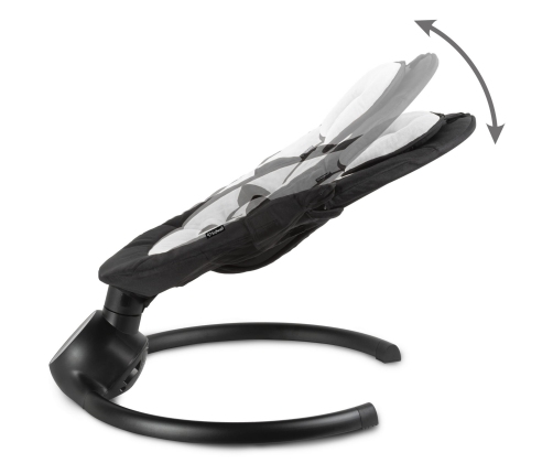 Кресло-качалка Kidwell REVE Black/Silver 2in1