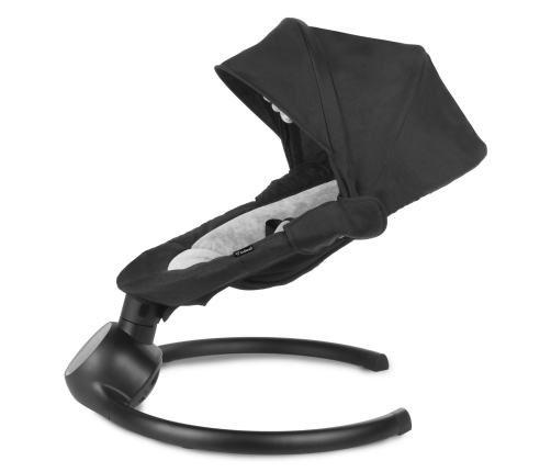 Кресло-качалка Kidwell REVE Black/Silver 2in1