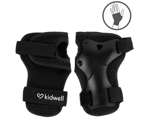 Aizsargu komplekts bērnu drošībai Kidwell Trix Black S