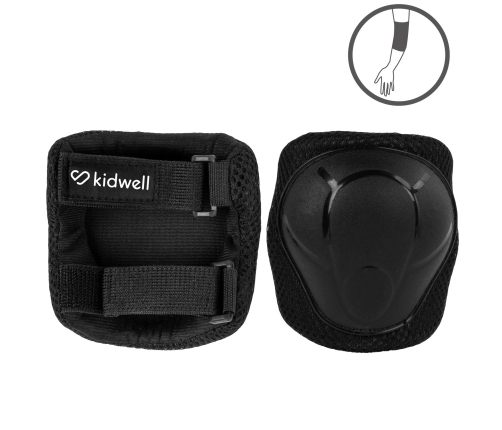 Aizsargu komplekts bērnu drošībai Kidwell Trix Black M