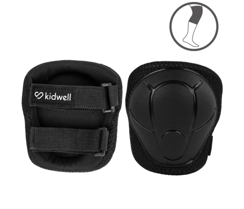 Aizsargu komplekts bērnu drošībai Kidwell Trix Black M