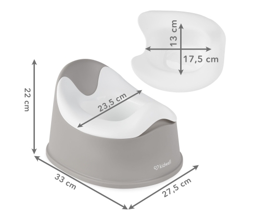 Kidwell NILO GRAY potty