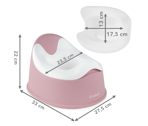 Детский горшок Kidwell NILO PINK