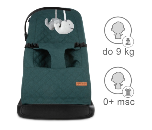 Кресло-качалка Kidwell LARO Green/Black