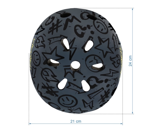 Bērnu ķivere Kidwell ORIX Plus Graffiti M