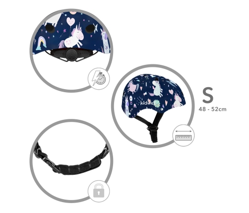 Детский шлем Kidwell ORIX Plus Unicorn S