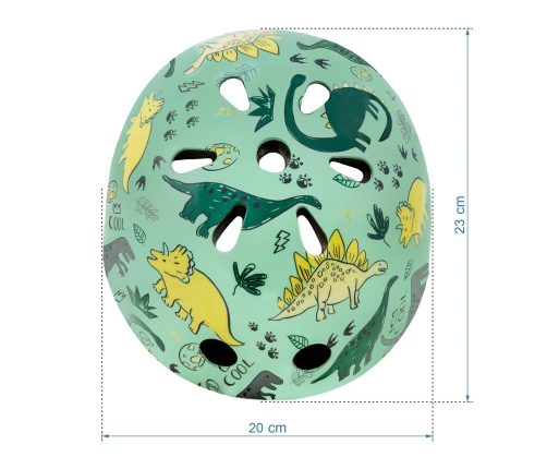 Bērnu ķivere Kidwell ORIX Plus Dino S