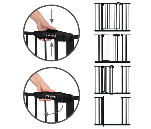 Защитные ворота Kidwell Guarda Black