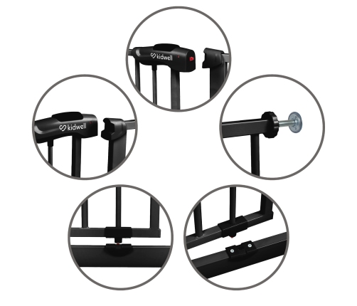 Защитные ворота Kidwell Guarda Black