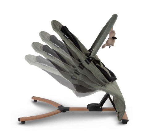 Кресло-качалка Kidwell RUBI Green/Black