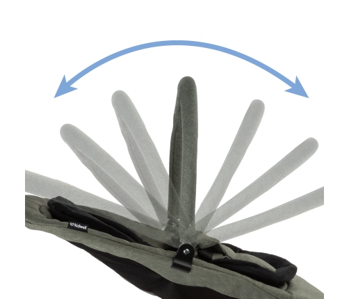 Кресло-качалка Kidwell RUBI Green/Black