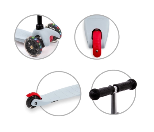 Самокат Kidwell UNO Gray-Black