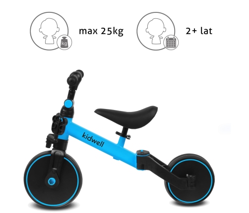 Kidwell 3-in-1 bike PICO BLUE OCEAN