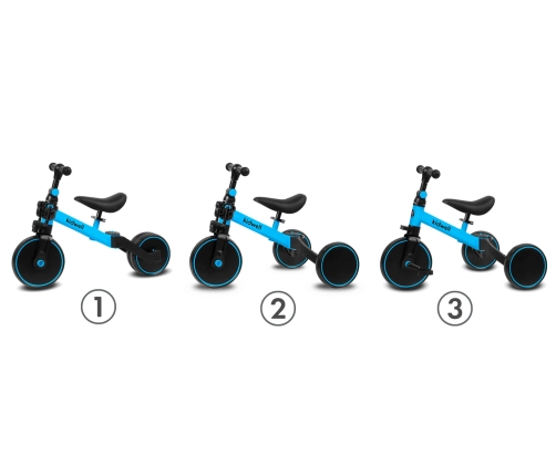 Kidwell 3-in-1 bike PICO BLUE OCEAN