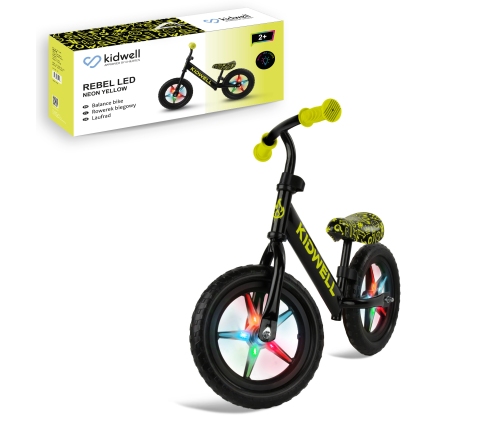 Беговел Kidwell REBEL LED Neon Yellow