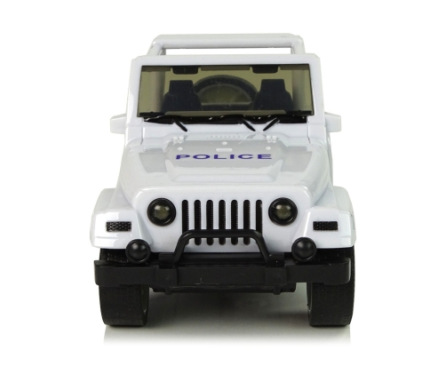 Off-Road Police Car White