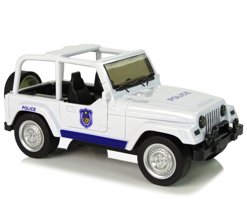 Off-Road Police Car White