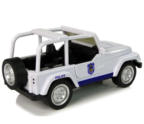 Off-Road Police Car White