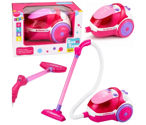Kids Vacuum Cleaner With Realistic Sound Effects And Sucking Function