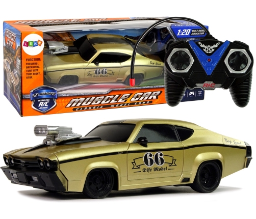 Remote Control Sports Car Classic 1:20 Gold Pilot