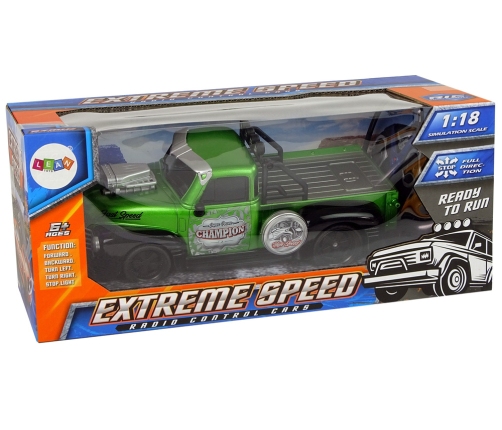 Радиоуправляемая машина на пульте Pick-up Truck Green