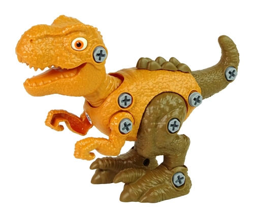 Dinosaur Tyrannosaurus Rex set with Egg DIY Screwdriver Orange