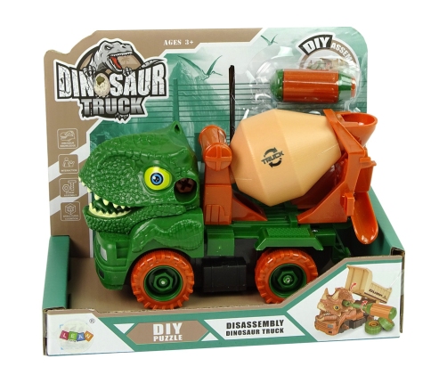 Concrete Truck Dinosaur Unwrecker Green Accessories