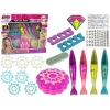 Nail Painting Set Nail Lacquers Pens Coloured Stickers Nail Painting Set Nail Lacquers Pens Coloured Stickers