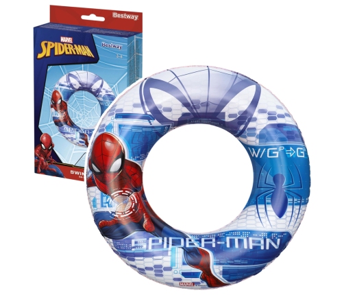 Inflatable Swimming Ring Spider-Man 56 cm Bestway 98003