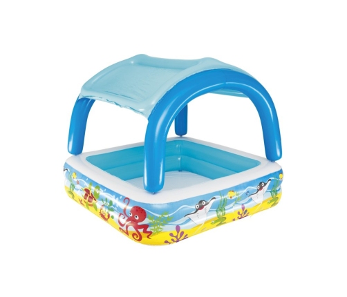 Inflatable Pool For Children With A Canopy 140 x 140 x 114 cm Bestway 52192