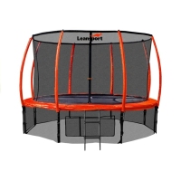 Batuts ar drošības tīklu un kāpnēm 244 cm (8ft) LEAN SPORT BEST Orange