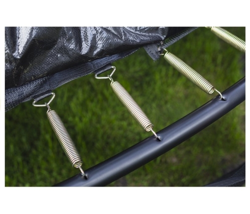 Batuts ar drošības tīklu un kāpnēm 244 cm (8ft) LEAN SPORT BEST Orange