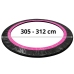 Spring Cover for Sport Max 10ft Trampoline Black-Pink