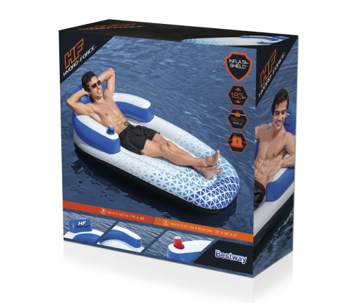 Air mattress, 191 x 107 cm Bestway 43533 armchair