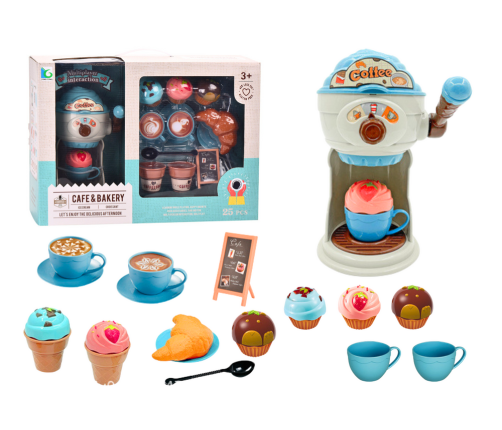 Set of Sweets Cafe Ice Cream Machine Cups Muffins