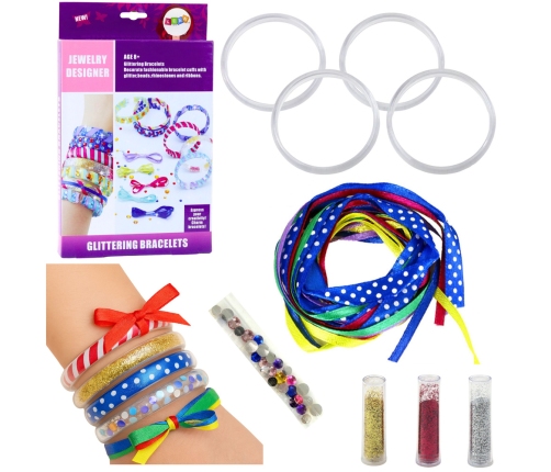 DIY Brocade Ribbon Bracelet Making Kit