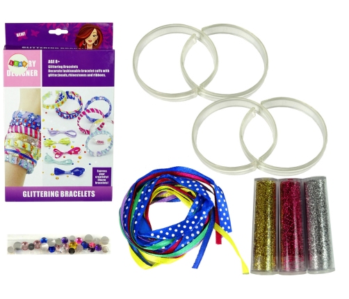 DIY Brocade Ribbon Bracelet Making Kit