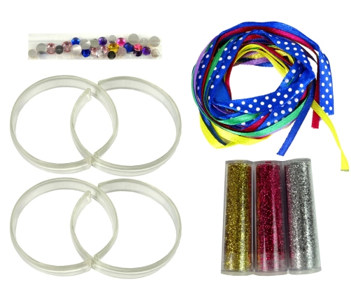 DIY Brocade Ribbon Bracelet Making Kit
