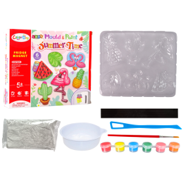DIY Painting Kit Holiday Flamingo Watermelon Plaster Magnets