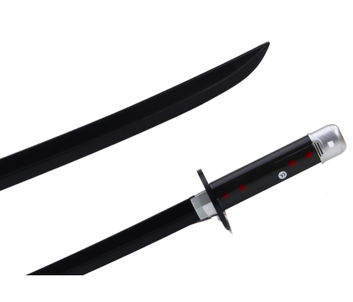 Battery Operated Samurai Nichirin Sword Comfortable Handle Black Sound